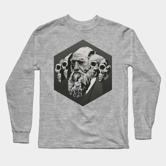 Darwin Long Sleeve T-Shirt by dv8sheepn